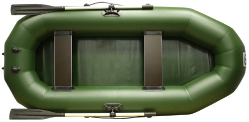 Лодка Фрегат  М- 3 л/т зел.(2,8м) 14кг,2чел,235кг/2,5лс+нав.транец отдельно/2,07х56/750г/м бал.36см фото